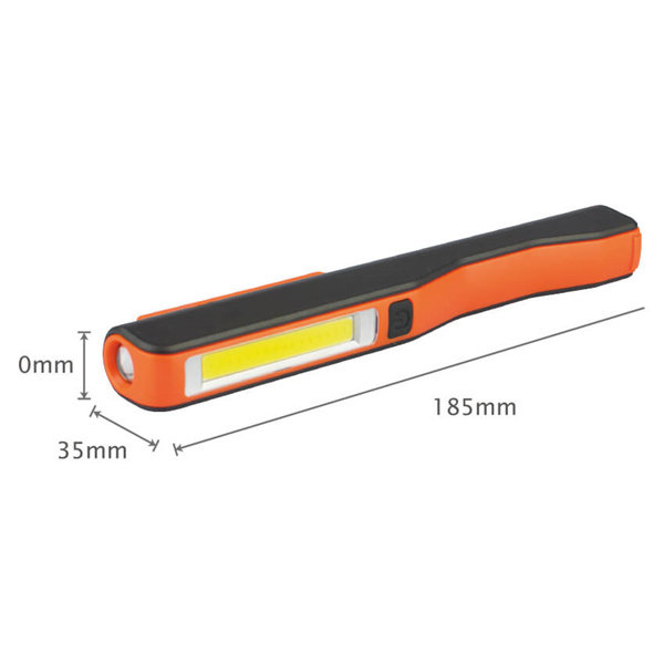Portable ABS COB 3W Work Light in Orange Color
